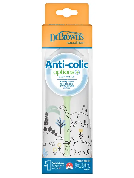 Dr.Brown's Geniş Ağız PP Antikolik Options Biberon 270 ml Erkek