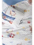 Cotton Box Ranforce Bebek Nevresim Takımı Seaman Mavi-2