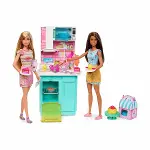 Barbie Brooklyn ve Malibu Pasta Yapıyor Oyun Seti HJY94-2