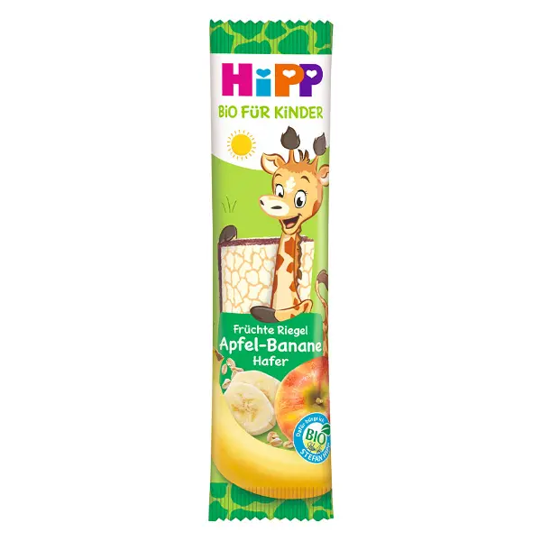 Hipp Organik Yulaflı Elmalı Muzlu Meyve Barı 23 Gr
