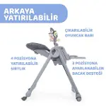 Chicco Polly Magic Relax Mama Sandalyesi Grey Melange-2