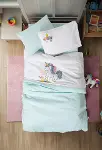 Cotton Box Punch Ranforce Nakışlı Bebek Nevresim Takımı Dolly-1