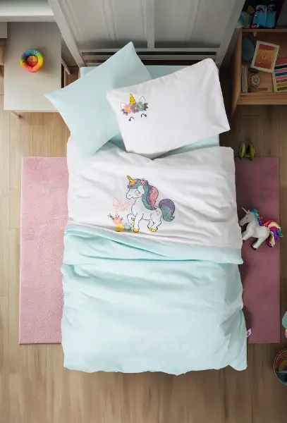 Cotton Box Punch Ranforce Nakışlı Bebek Nevresim Takımı Dolly
