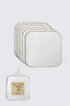 Bistyle Organik 28x28 6'Lı Havlu Mendil 90105 Ekru-1