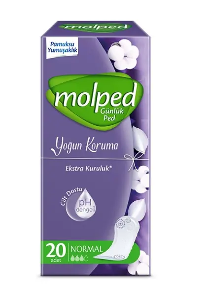 Molped Yoğun Koruma Günlük Ped 20'li