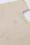 Bistyle Organik Natural Basic Style Kruvaze Yarım Kol Body BS17101 Bej-3