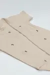 Bistyle Organik Natural Basic Style Kruvaze Yarım Kol Body BS17101 Bej-4