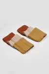 Bistyle 6'lı Müslin Mendil 20x20 cm 90106 Kiremit Bej Hardal-2