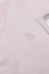 Bistyle Organik Natural Basic Style Kruvaze Uzun Kol Body BS17102 Pembe-3