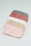 Bistyle 5'li Penye Soket Kutulu Basic Çorap 10131 Pudra-4