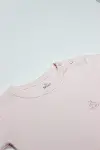 Bistyle Organik Natural Basic Style Yarım Kol Body BS17103 Pembe-2