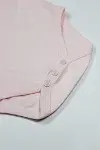 Bistyle Organik Natural Basic Style Yarım Kol Body BS17103 Pembe-3