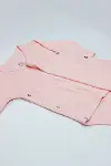 Bistyle Organic Modal Flying Balloons Kruvaze Uzun Kol Body BS17121 Pembe-5