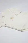 Bistyle Organic Modal Flying Balloons Kruvaze Uzun Kol Body BS17121 Ekru-5