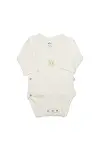 Bistyle Organic Modal Flying Balloons Kruvaze Uzun Kol Body BS17121 Ekru-1