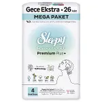 Sleepy Bio Natural Premium Plus Mega Ekstra Gece Ped 26 Adet-2