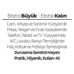 Sleepy Çiçek Serisi Yüzey Temizlik Havlusu 100 Adet Kiraz-5