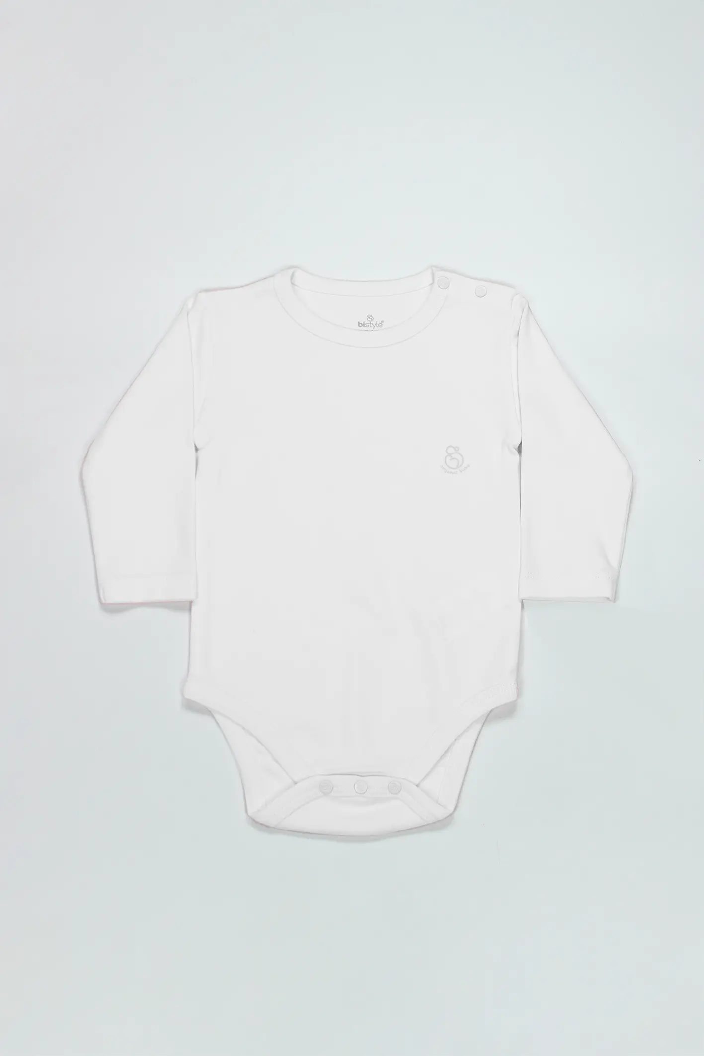 Bistyle Natural Basic Style Uzun Kol Body 17104 Beyaz