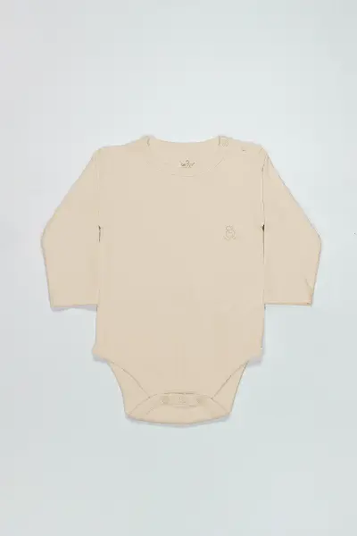 Bistyle Natural Basic Style Uzun Kol Body 17104 Bej