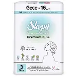 Sleepy Bio Natural Premium Plus Gece Ped 16 Adet-1