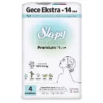 Sleepy Bio Natural Premium Plus Gece Ekstra Ped 14 Adet-1