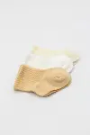 Bistyle Little Love Girl 3'lü Penye Soket Çorap 10137 Somon-3