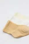Bistyle Little Love Girl 3'lü Penye Soket Çorap 10137 Somon-4