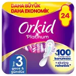 Orkid Ultra Platinum Gece Ped 24'Lü-1