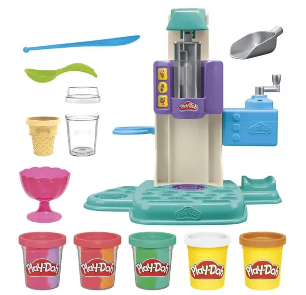 Play Doh Gökkuşağı Dondurma Fabrikası Oyun Seti 4754