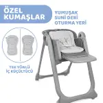 Chicco Polly Magic Mama Sandalyesi Dark Grey-6