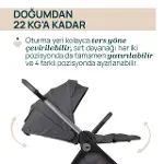 Chicco Bellagio Bebek Arabası Black Satin-3
