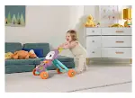 Fisher Price Sesli ve Işıklı Benimle Öğren Mor Maymun Yürüteç JGW94-2