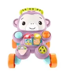 Fisher Price Sesli ve Işıklı Benimle Öğren Mor Maymun Yürüteç JGW94-3