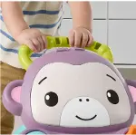 Fisher Price Sesli ve Işıklı Benimle Öğren Mor Maymun Yürüteç JGW94-8