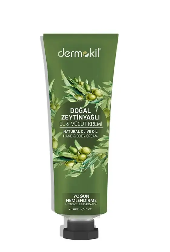 Dermokil Doğal El ve Vücut Kremi 75 ml Zeytinyağlı