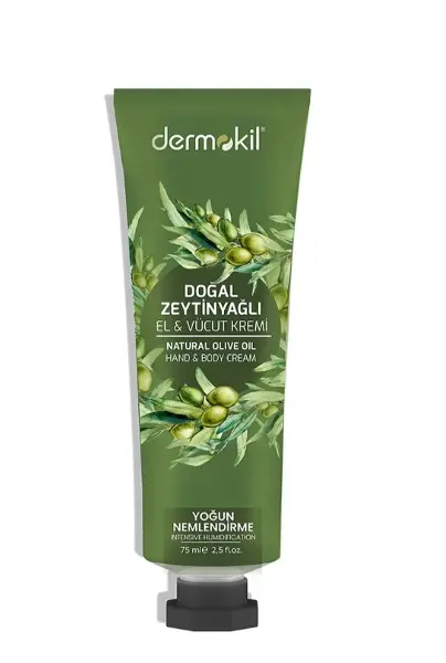 Dermokil Doğal El ve Vücut Kremi 75 ml Zeytinyağlı