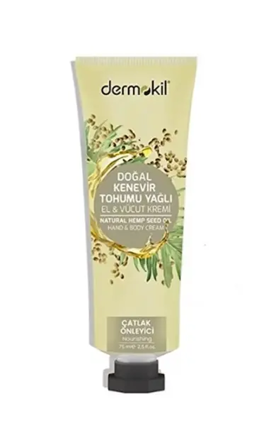 Dermokil Doğal El ve Vücut Kremi 75 ml Kenevir