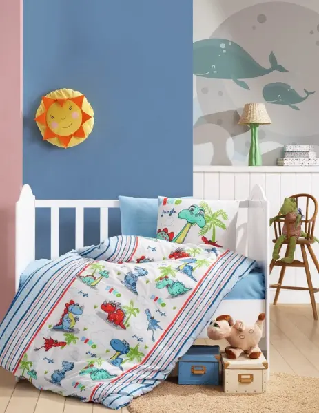 Cotton Box Ranforce Bebek Nevresim Takımı Dino