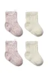 Bistyle Fiyonklu Penye Soket Çorap 2li 10149 Lila-2