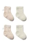 Bistyle Fiyonklu Penye Soket Çorap 2li 10149 Somon-2