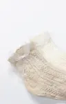 Bistyle Fiyonklu Penye Soket Çorap 2li 10149 Bej-3