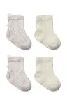 Bistyle Fiyonklu Penye Soket Çorap 2li 10149 Taş-2
