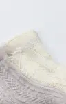 Bistyle Fiyonklu Penye Soket Çorap 2li 10149 Taş-4
