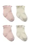 Bistyle 2li̇ Penye Soket Çorap Aksesuarlı Cute Ruffle 10153 Pudra-2