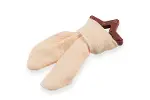 BabyJem Silikon Diş Kaşıyıcılı Müslin Önlük 736 Somon-3