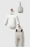 Moi Noi Uzay Boadi Pantolon Takım MNB5420 Gri-3