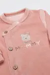 Bistyle Tulum Kadife I Love Mummy 15123 Pembe-2