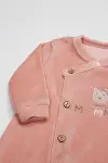 Bistyle Tulum Kadife I Love Mummy 15123 Pembe-3