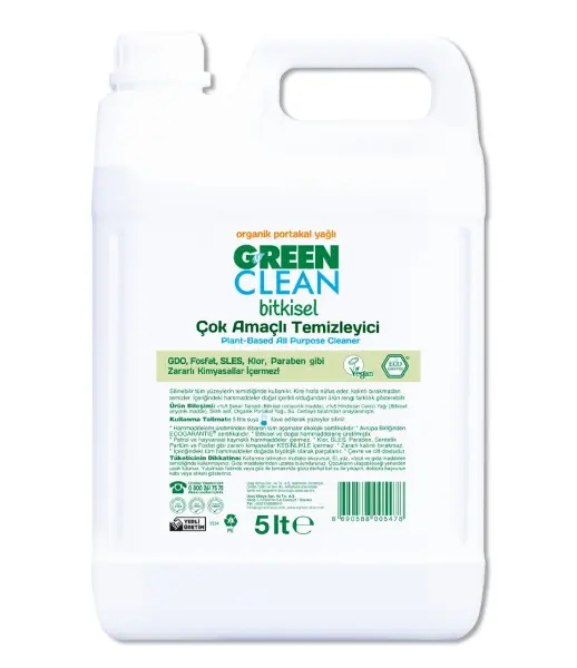 Green Clean Bitkisel Çok Amaçlı Temizleyici 5lt