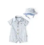 Carters Erkek Bebek Kısa Tulum 1U634210 Mavi-1